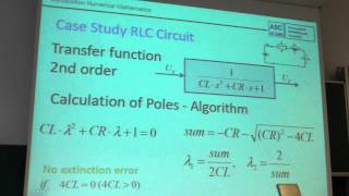 Lec 132 Numerische Mathematik  Fallstudie anhand eines RLCSchwingkreis 2014 01 09 DO [upl. by Lorelie252]