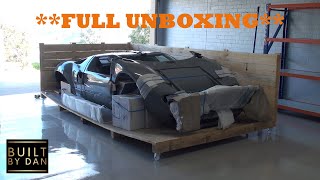 GT40 Kit Car Build  Ep 06  GT40 Delivery Day Unboxing [upl. by Enial]