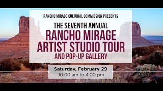 Bart Lindstrom Live Painting at Rancho Mirage Artist Studio Tour amp PopUp Gallery [upl. by Arries]