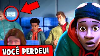 DETALHES que você PERDEU em HOMEMARANHA no ARANHAVERSO Easter Eggs e Referências 🎬 [upl. by Hayley582]