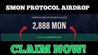 MON Airdrop Claim and Withdrawal  How To Claim [upl. by Ylsew]