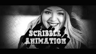 Sketchscribble Slideshow Animation in After Effects  After Effects Tutorial [upl. by Mommy402]