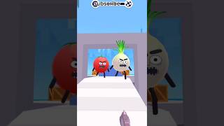 Hit Tomato 3DGame play fun gameplay hittomato3d gaming cartoon tending shortsfeed shorts [upl. by Kumagai]