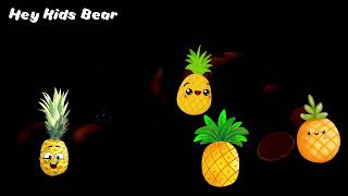 Fun Fruit Dance Song for Preschoolers 🍓🍍 Interactive Dance Moves to Teach Fruit Names kidsdance [upl. by Aicenev]