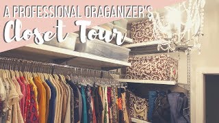 What does a Professional Organizers Closet look like  CLOSET TOUR [upl. by Ynohtnael]