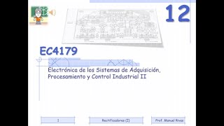 EC4179 12 RECTIFICADORES MONOFASICOS DE MEDIA ONDA I [upl. by Narej]