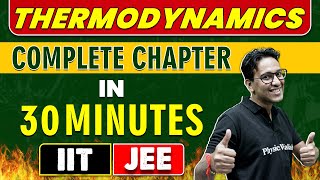 THERMODYNAMICS in 30 Minutes Complete Chapter for JEE MainAdvanced [upl. by Quint]