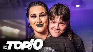 Rhea amp Dom’s best moments WWE Top 10 July 21 2024 [upl. by Ahsaf]