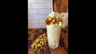 CARAMEL POPCORN THICKSHAKE 🍮🍦 [upl. by Anekahs]