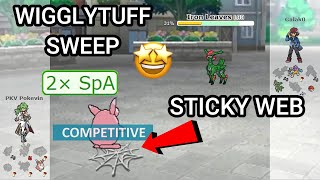 You Should Never Setup Sticky Web VS Wigglytuff Pokemon Showdown Random Battles High Ladder [upl. by Norris608]