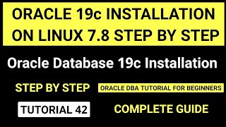 Oracle 19c Installation on Linux 7 step by step [upl. by Ael]