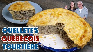 Québécois Tourtière  Mémère Ouellettes Recipe  Christmas Meat Pie Recipe [upl. by Aneetak]