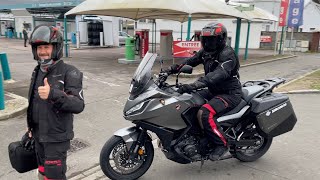 NT 1100 HONDA🤩🤩 Première Impression après 1000 KM beaucoup mieux quune BMW GS [upl. by Otrebide]