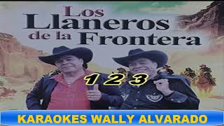 LOS LLANEROS DE LA FRONTERA karaoke NI POR MIL PUÑADOS DE ORO [upl. by Attenej]