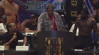 Adrien Broner THREATENS to MURDER Blair Cobbs “My N Will SHOOT” • Final Press Conference [upl. by Eilac]