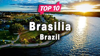 Top 10 Places to Visit in Brasilia  Brazil  English [upl. by Ymrej403]