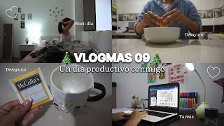 UN DÍA PRODUCTIVO CONMIGO VLOGMAS 09🎄🎅🏻 [upl. by Yorle]