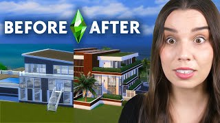 I renovated the BIGGEST mansion in The Sims 4 [upl. by Erialb861]