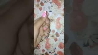 Homemade paper nails✨ diy nailcraft craft handmadepaper [upl. by Anazus]