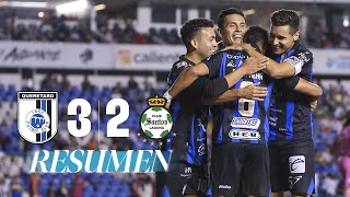 QUERÉTARO 32 SANTOS J17  FERIA de GOLES en el Corregidora [upl. by Ulu581]