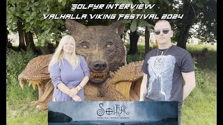 Solfyr Interview  Valhalla Viking Festival 2024 [upl. by Yentruocal]