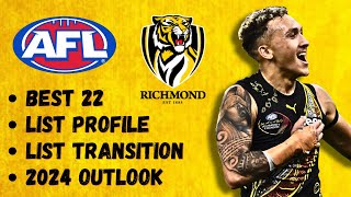 Richmond Tigers Analysis for AFL 2024 [upl. by Stephenie]