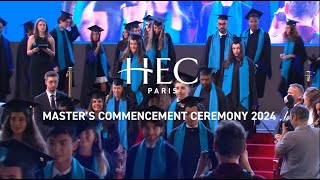 HEC Paris Masters Commencement Ceremony 2024 [upl. by Magdalen]