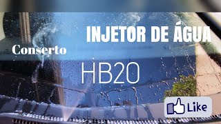 CONSERTO INJETOR DE AGUA LIMPADOR DE PARABRISA DO HB20 [upl. by Aziar]