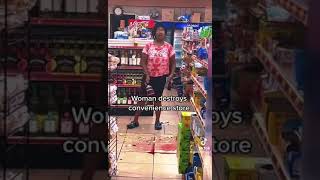 Crazy Karen DESTROYS Convenience Store [upl. by Drucill]