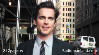 Matt Bomer Interview  White Collar Movie Set By Radioman [upl. by Khalsa]