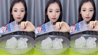 rabbit  ASMR ICE EATING  ASMR MUKBANG ICE EATING SOUNDS FROM THE FROZEN WATER [upl. by Maren]