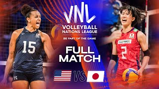 🇺🇸 USA vs 🇯🇵 JPN  Full Match  Quarter Finals  Womens VNL 2023 [upl. by Enrobialc]