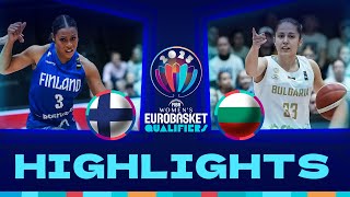 Finland v Bulgaria  Full Game Highlights  FIBA EuroBasketWomen 2025 Qualifiers [upl. by Lenod]