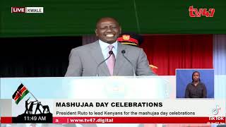 President William RUTO Mashujaa day in Kwale full speech [upl. by Yanttirb]