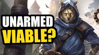 This Was SURPRISING 👊 Do UNARMED Builds Actually WORK IN ESO [upl. by Romanas]