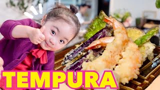 TEMPURA  SUTAN is the best singer with Asparagus  Japanese Food Recipe [upl. by Oswald]