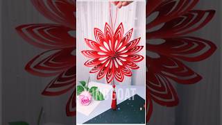 Easy way to make Paper Flower  Beautiful Flower  origami diy papercraft shorts [upl. by Ddarb708]