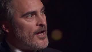 Le discours poignant de Joaquin Phoenix aux Oscars 2020 [upl. by Mehelhteb491]