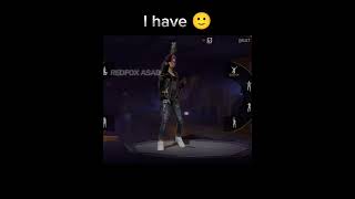 I HAVE redfox freefire youtube shorts [upl. by Etterrag]