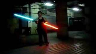 7 colors LED lightsaber [upl. by Pang]