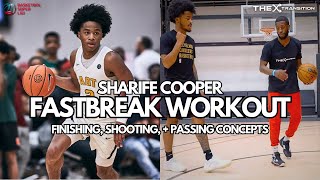 Sharife Cooper sharifecooper2 Prepares for Overseas  Fastbreak Workout w Coach Korey [upl. by Scheer]