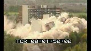 Demolition of Kersal Flats [upl. by Arahd]