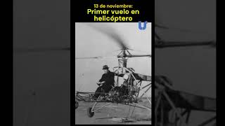 Primer vuelo en helicóptero shorts culturahistorica culturageneral [upl. by Aelahc857]