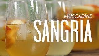 How To Make Muscadine Sangria  Cocktail Tutorial [upl. by Oiralednac318]