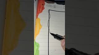 Stunning front page idea of Art🎨 foryou youtube viral shorts Art [upl. by Nally]