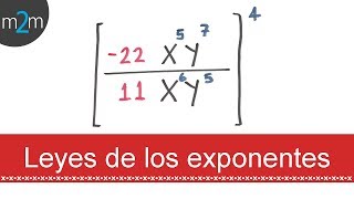 Leyes de los exponentes│ejercicio 6 [upl. by Hedwig]