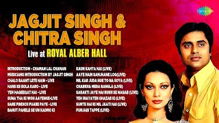 Jagjit Singh amp Chitra Singh  Live At Royal Alber Hall  Yeh Inayaten Ghazab Ki  Ghazal Hindi Songs [upl. by Neenahs865]