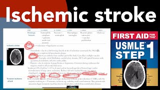 Ischemic stroke  Thrombotic embolic amp Hypoxic infarction amp treatment in HindiUrdu by USMLE step 1 [upl. by Bates]