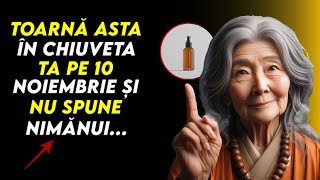 Toarnă ASTA în chiuveta ta pe noiembrie și atrage mulți bani  Învățături budiste [upl. by Adolpho]