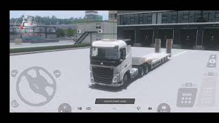 New Step deck Trailer fast reversing to the loading point [upl. by Mahoney]